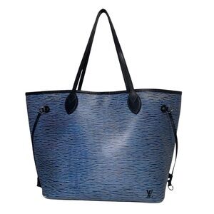 Louis Vuitton Epi Denim Neverfull MM Tote Bag